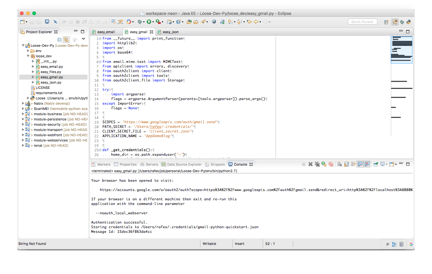workspace-neon - Java EE - Loose-Dev-Py:loose_dev:easy_gmail.py - Eclipse 2017-08-16 1 p.m.13-04-10