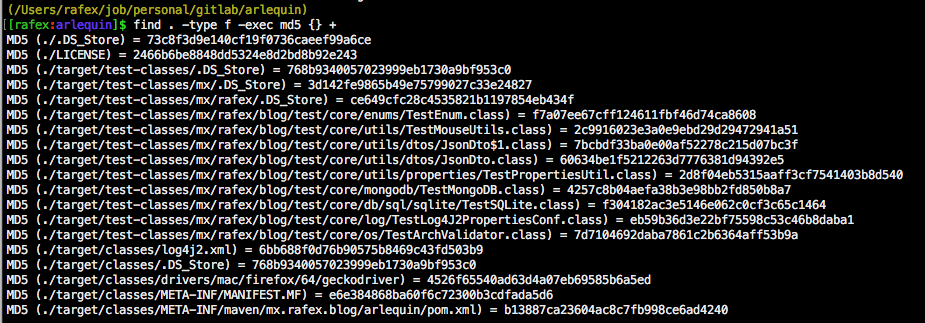 Hacer un md5 aun directorio o lista de archivos con Linux o&nbsp;MAC