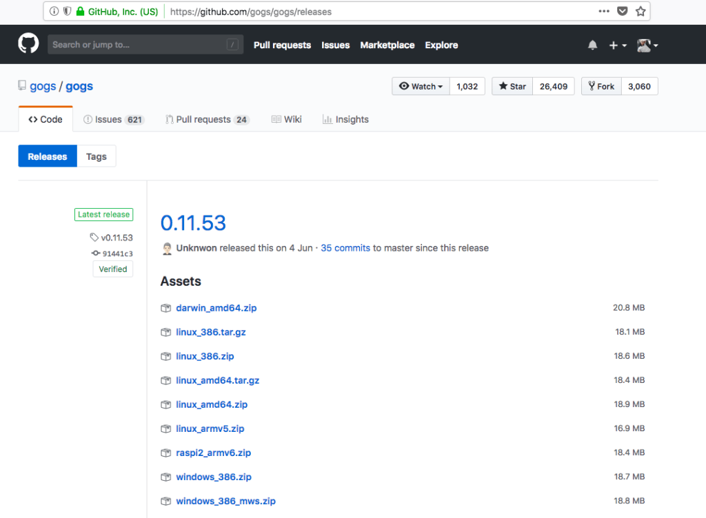 Un GitHub local en 5 minutos con Gogs – The World of Rafex's
